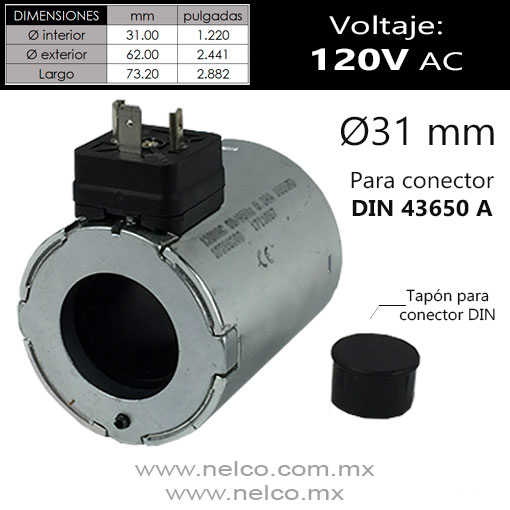 Levántate Altitud Soviético Solenoide 110V AC para valvula hidraulica cetop 5 tamaño 10