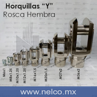 HORQUILLA Y PISTON NEUMATICO ACCESORIO DE CILINDRO NEUMATICO ADITAMENTOS SUJECION Y MONTAJE EN MONTERREY MEXICO