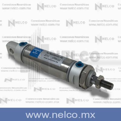 CILINDRO NEUMATICO MA ENGARGOLADO REDONDO METRICO DIAMETRO 32 MM 540 MM DOBLE EFECTO DOBLE ACCION MONTERREY MEXICO