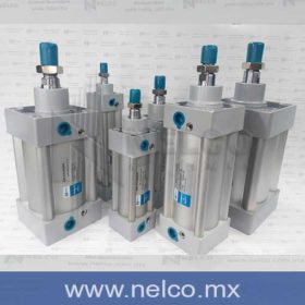 CILINDRO NEUMATICO PISTON NEUMATICO DIAMETRO 32 40 50 63 80 100 125 160 200 250 320 MAGNETICO ISO CUADRADO CARRERA A LA MEDIDA MONTERREY MEXICO