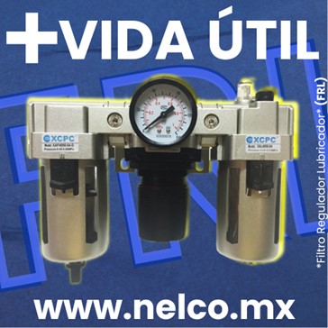 Tratamiento de aire en sistemas neumaticos. Filtro Regulador Lubricador Monterrey Nuevo Leon